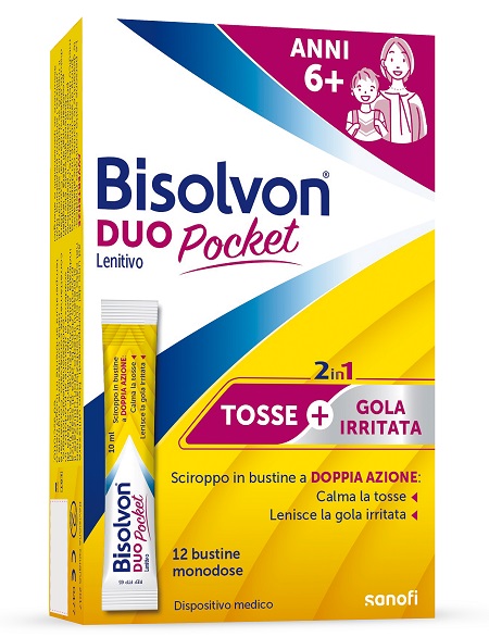 BISOLVON DUO POCKET LENITIVO NEW 12 BUSTINE - latuafarmacia.org