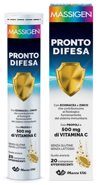 MASSIGEN PRONTO DIFESA 20 COMPRESSE EFFERVESCENTI - latuafarmacia.org