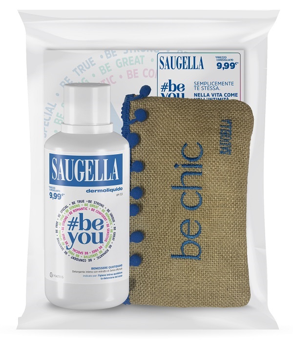 SAUGELLA BUNDLE PROMO POCHETTE 23 BE YOU 1 DERMOLIQUIDO 500 ML + POCHETTE CON PRODOTTI OMAGGIO - latuafarmacia.org