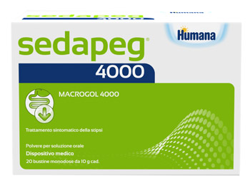 SEDAPEG 4000 20 BUSTINE MONODOSE X 10G HUMANA - latuafarmacia.org
