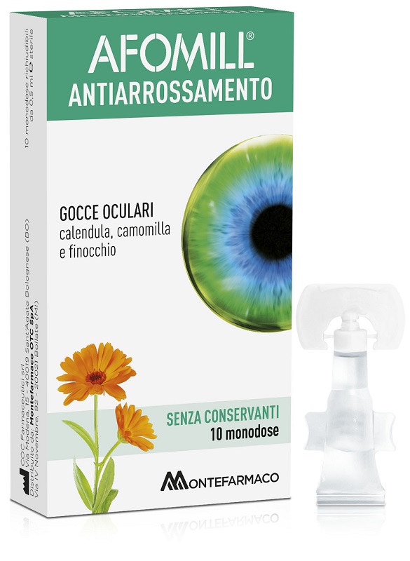 AFOMILL ANTIARROSSAMENTO SENZA CONSERVANTI 10 FIALE DA 0,5 ML - latuafarmacia.org