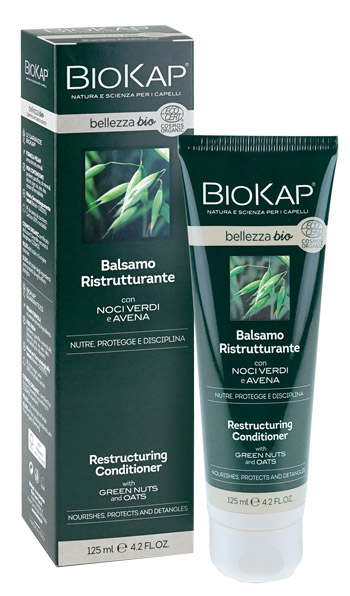 BIOKAP BELLEZZA BIO BALSAMO RISTRUTTURANTE COSMOS ECOCERT 125 ML BIOSLINE - latuafarmacia.org