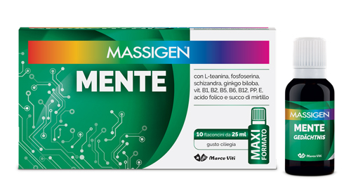 MASSIGEN MENTE 10 FLACONI DA 25 ML - latuafarmacia.org