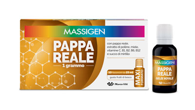 MASSIGEN PAPPA REALE 10 FLACONI DA 25 ML - latuafarmacia.org