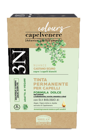 CAPELVENERE COLOURS TINTA CAPELLI 3N CASTANO SCURO - latuafarmacia.org