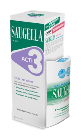 SAUGELLA ACTI3 250 ML + ASSORBENTI INTERNI OMAGGIO - latuafarmacia.org