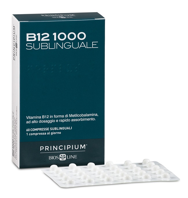 PRINCIPIUM B12 1000 60 COMPRESSE SUBLINGUALI - latuafarmacia.org
