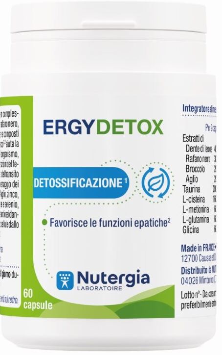 ERGYDETOX 60 CAPSULE - latuafarmacia.org