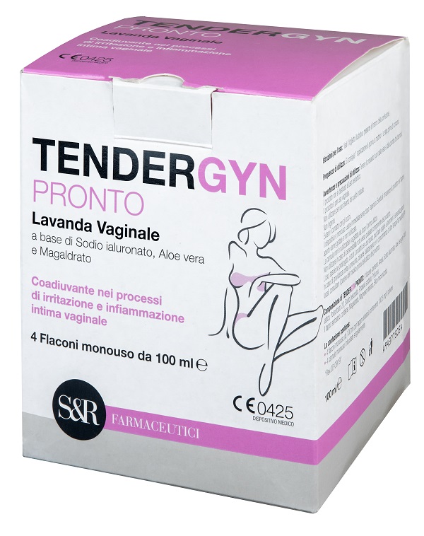 TENDERGYN PRONTO LAVANDA VAGINALE A BASE DI SODIO IALURONATO ALOE VERA E MAGARLDRATO 4X100 ML - latuafarmacia.org