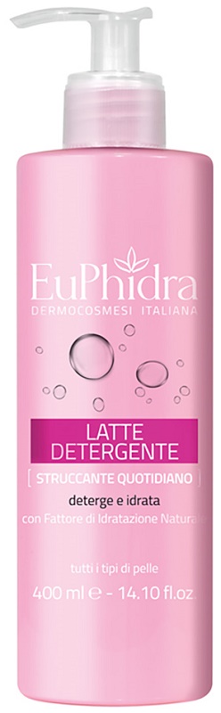 EUPHIDRA LATTE DETERGENTE STRUCCANTE QUOTIDIANO 400 ML - latuafarmacia.org