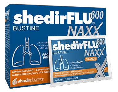 SHEDIRFLU 600 NAXX ARANCIA SENZA ZUCCHERI 20 BUSTINE - latuafarmacia.org