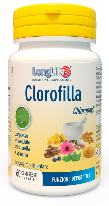 LONGLIFE CLOROFILLA 60 COMPRESSE RIVESTITE - latuafarmacia.org