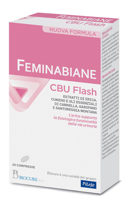 FEMINABIANE CBU FLASH 20 COMPRESSE NUOVA FORMULA - latuafarmacia.org