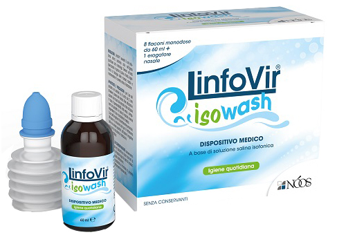 SOLUZIONE SALINA ISOTONICA LINFOVIR ISOWASH 8 FLACONI DA 60 ML - latuafarmacia.org