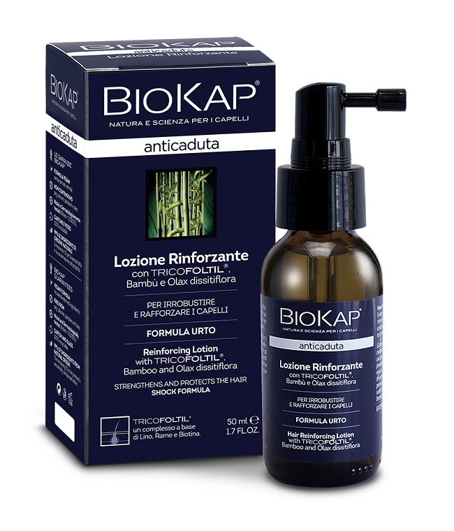 BIOKAP LOZIONE RINFORZANTE ANTICADUTA CON TRICOFOLTIL NUOVA FORMULA 50 ML - latuafarmacia.org
