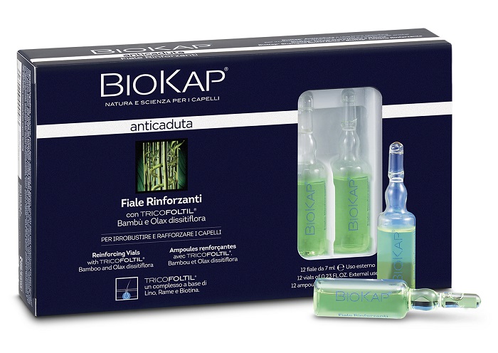BIOKAP FIALE RINFORZANTI ANTICADUTA CON TRICOLTIL 12 PEZZI DA 7 ML NEW - latuafarmacia.org