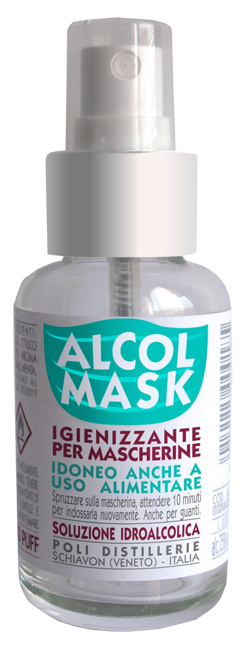 ALCOL MASK 50 ML IGIENIZZANTE MASCHERINE - latuafarmacia.org
