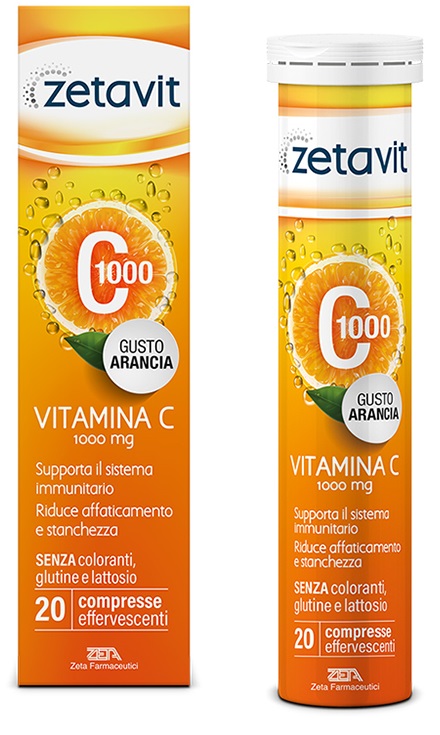 ZETAVIT C1000 20 COMPRESSE EFFERVESCENTI - latuafarmacia.org