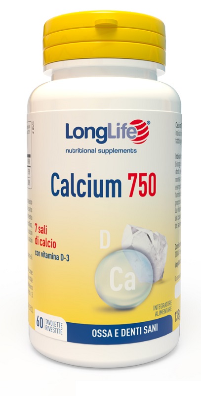 LONGLIFE CALCIUM 750 MG 60 TAVOLETTE - latuafarmacia.org