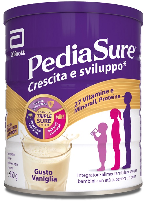 PEDIASURE CRESCITA&SVILUPPO VANIGLIA 850 G - latuafarmacia.org