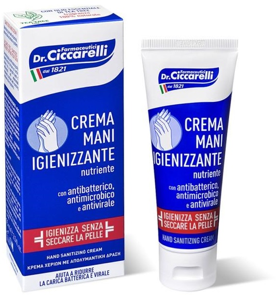 CICCARELLI CREMA MANI IGIENIZZANTE 75 ML - latuafarmacia.org