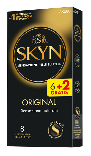 AKUEL SKYN ORIGINAL SENSAZIONE NATURALE 6 PEZZI + 2 OMAGGIO - latuafarmacia.org