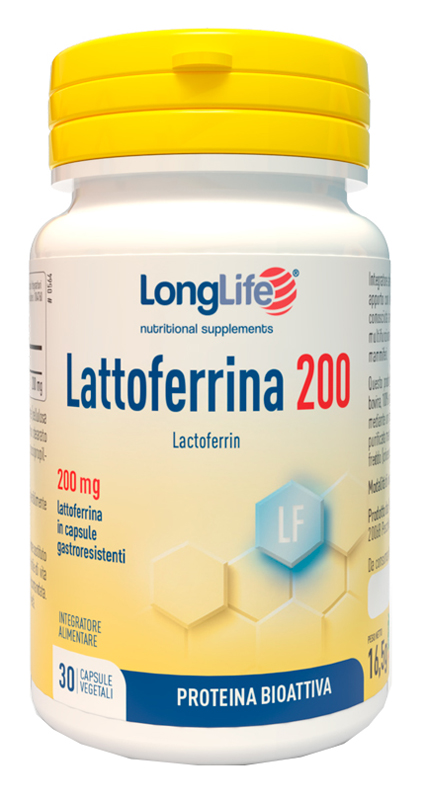LONGLIFE LATTOFERRINA200 30 CAPSULE VEGETALI DA 550 MG - latuafarmacia.org