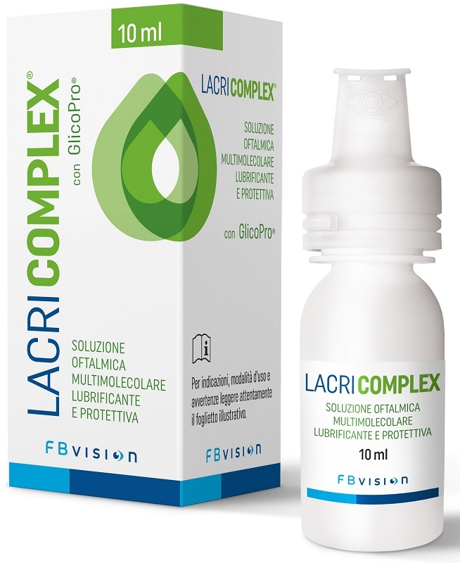 LACRICOMPLEX SOLUZIONE OFTALMICA MULTIMOLECOLARE LUBRIFICANTE PROTETTIVA 10 ML - latuafarmacia.org