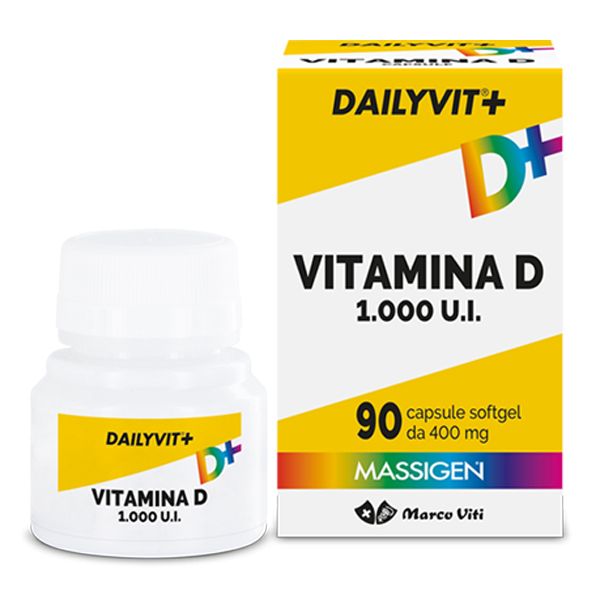 DAILYVIT VITAMINA D 1000 UI 90 CAPSULE SOFTGEL - latuafarmacia.org