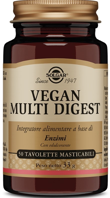 VEGAN MULTI DIGEST 50 TAVOLETTE MASTICABILI - latuafarmacia.org