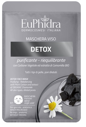 EUPHIDRA MASCHERA VISO DETOX 1 PEZZO - latuafarmacia.org