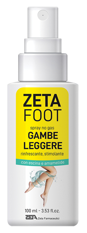 ZETAFOOT SPRAY NO GAS GAMBE LEGGERE 100 ML - latuafarmacia.org
