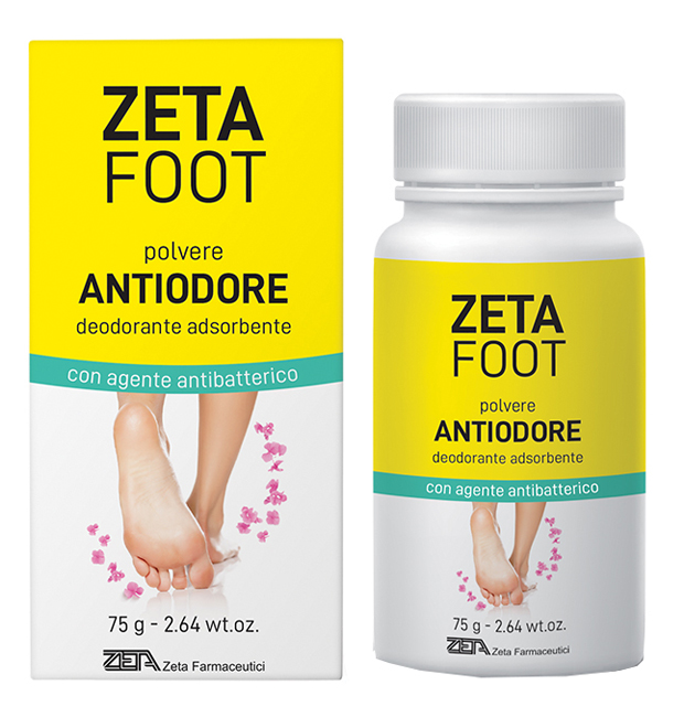 ZETAFOOT POLVERE ANTIODORE 75 G - latuafarmacia.org