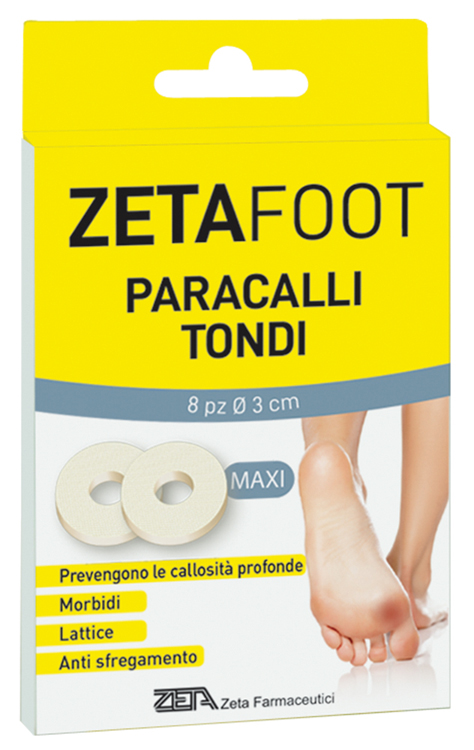 ZETAFOOT PARACALLO GRANDE TONDO LATTICE 8 PEZZI - latuafarmacia.org