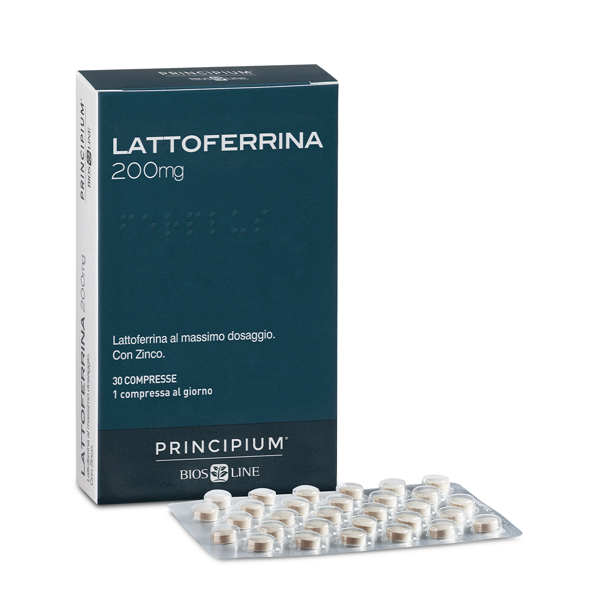 PRINCIPIUM LATTOFERRINA 200 MG 30 COMPRESSE - latuafarmacia.org