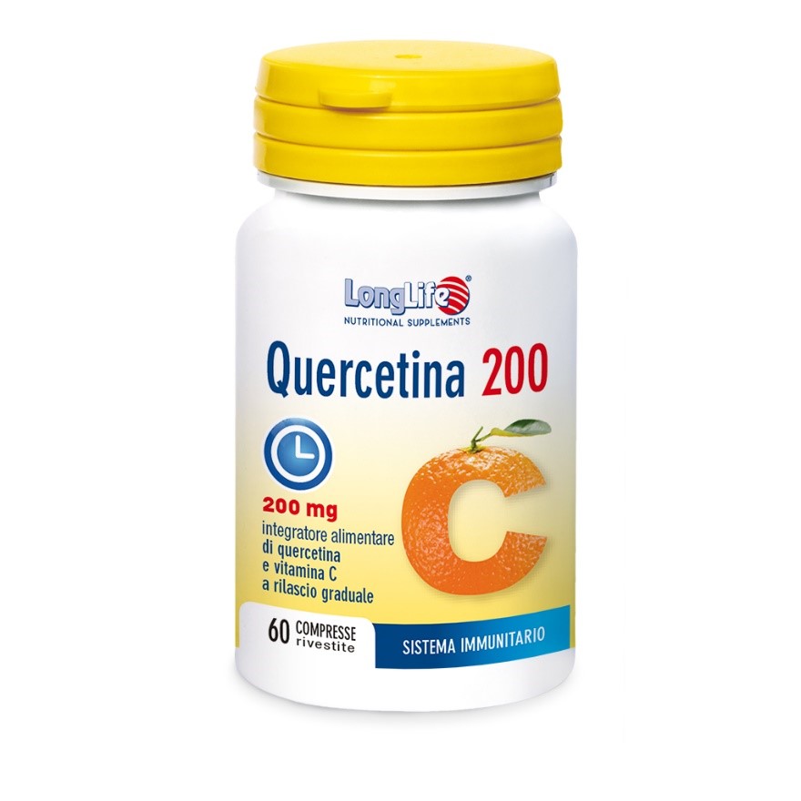 LONGLIFE QUERCETINA 200 60 COMPRESSE RIVESTITE - latuafarmacia.org