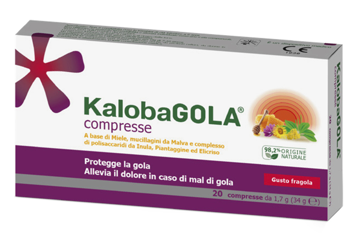 KALOBAGOLA 20 COMPRESSE FRAGOLA - latuafarmacia.org