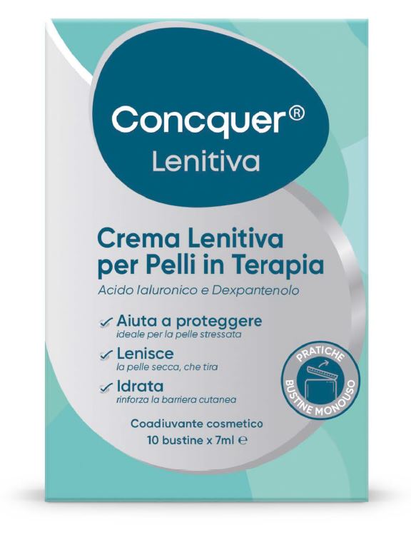 CONCQUER CREMA LENITIVA 10 BUSTINE DA 7 ML - latuafarmacia.org
