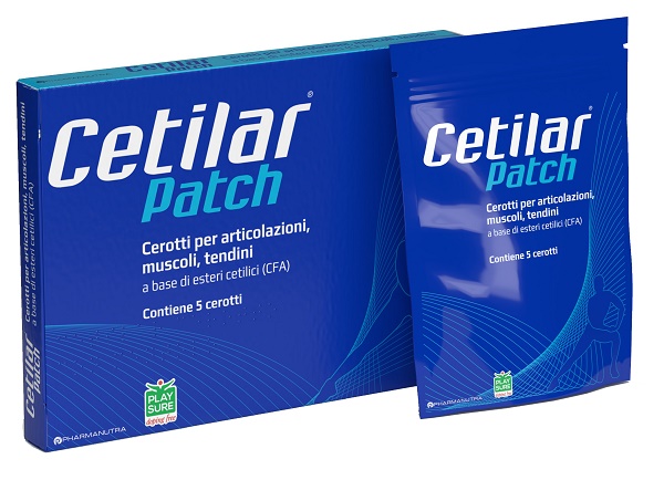 CEROTTO MONOUSO CETILAR PATCH PER ARTICOLAZIONI MUSCOLI E TENDINI 5 PEZZI - latuafarmacia.org