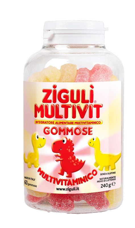 ZIGULI MULTIVIT FRAGOLA E BANANA 60 GOMMOSE - latuafarmacia.org
