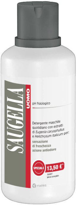SAUGELLA UOMO DETERGENTE 500 ML TAGLIO PREZZO - latuafarmacia.org