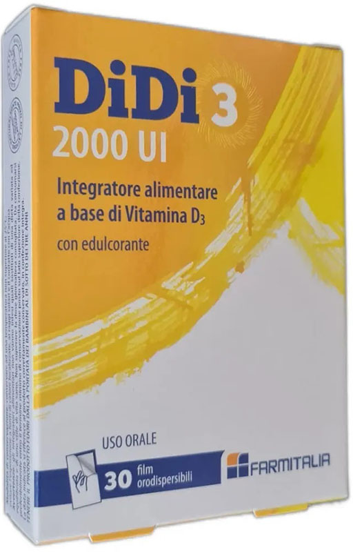 DIDI3 2000 UI 30 FILM ORODISPERSIBILI - latuafarmacia.org