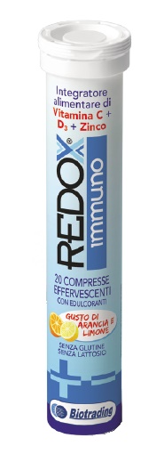 REDOX IMMUNO EFFERVESCENTE 20 COMPRESSE GUSTO ARANCIA E LIMONE - latuafarmacia.org