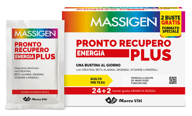 MASSIGEN PRONTO RECUPERO ENERGIA PLUS 24 BUSTINE + 2 BUSTINE - latuafarmacia.org