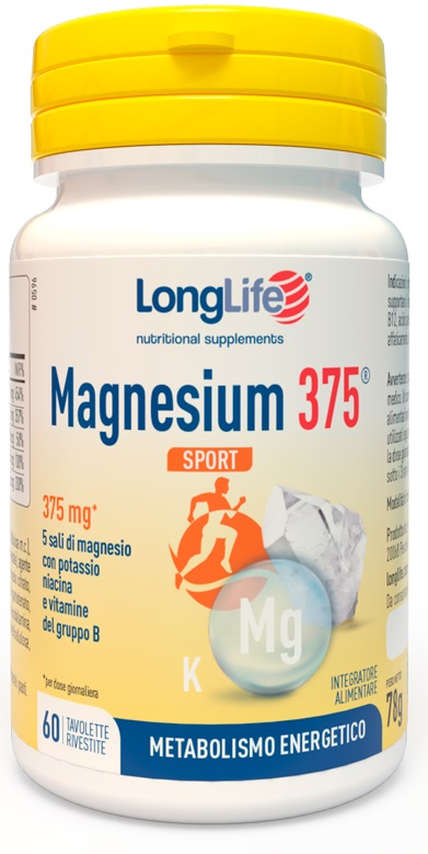LONGLIFE MAGNESIUM 375 SPORT 60 TAVOLETTE - latuafarmacia.org