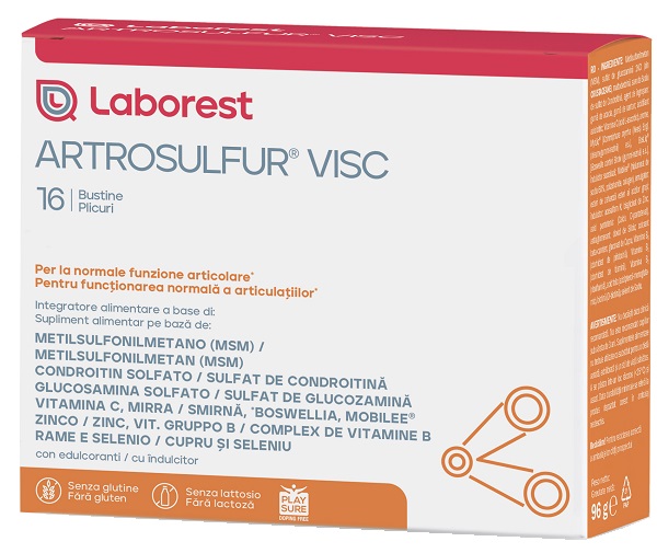 ARTROSULFUR VISC 16 BUSTINE DA 6 G - latuafarmacia.org