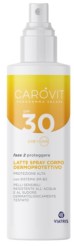CAROVIT PROGRAMMA SOLARE LATTE CORPO SPF30 200 ML - latuafarmacia.org