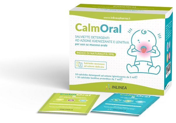 CALMORAL 10 SALVIETTE DETERGENTI + 10 SALVIETTE LENITIVE PROTETTIVE - latuafarmacia.org