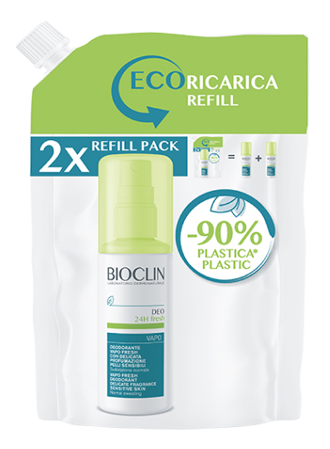 BIOCLIN DEO 24H FRESH VAPO RICARICA 200 ML - latuafarmacia.org