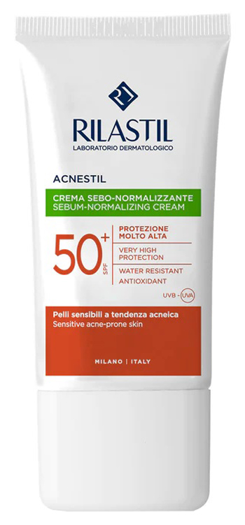 RILASTIL SUN SYSTEM ACNESTIL CREMA SPF50+ 40 ML - latuafarmacia.org